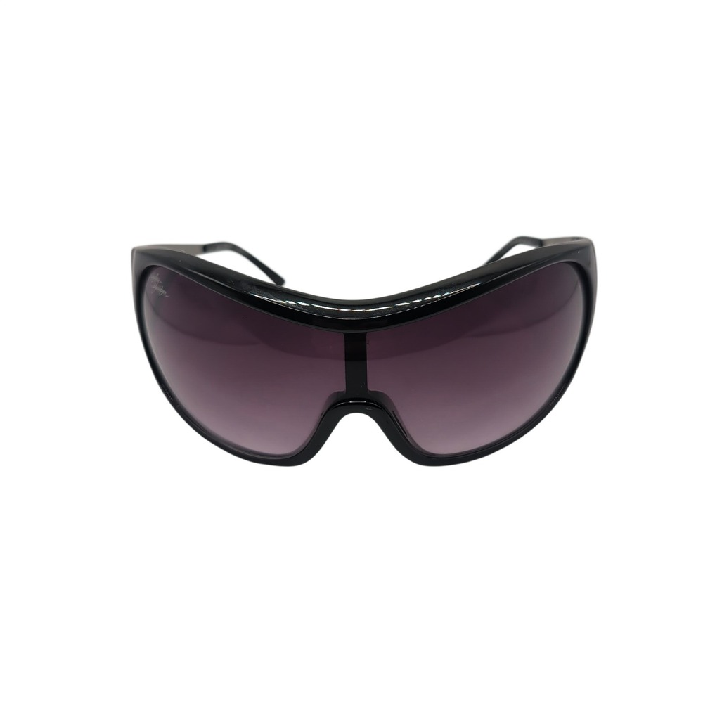 Harley-Davidson Sunglasses Womens Black HDS 513 Shield Plastic Metal Y2K 2004